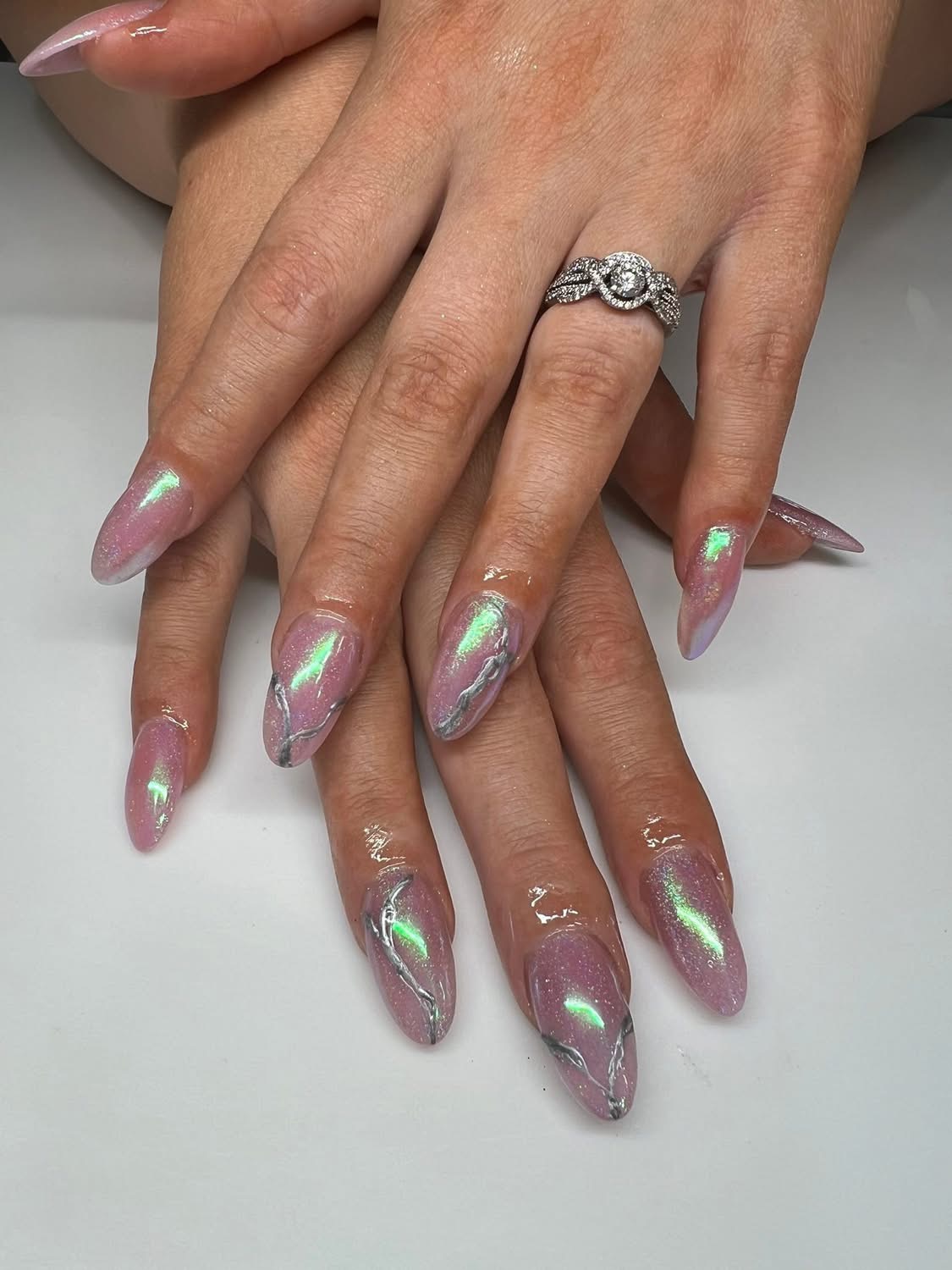 Red Nail & Spa nail work in Jacksonville, North Carolina